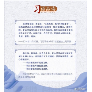 APEC上的中国智慧：从“以水为喻”到“以路引领”